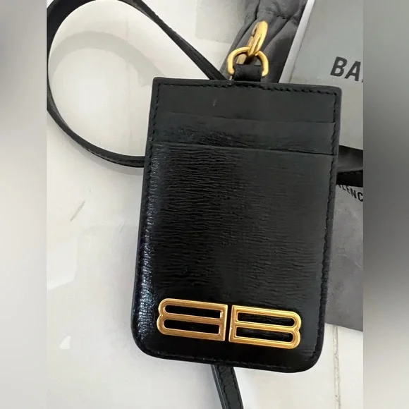 Balenciaga Gossip Card Holder with Strap - Picture 8 of 13